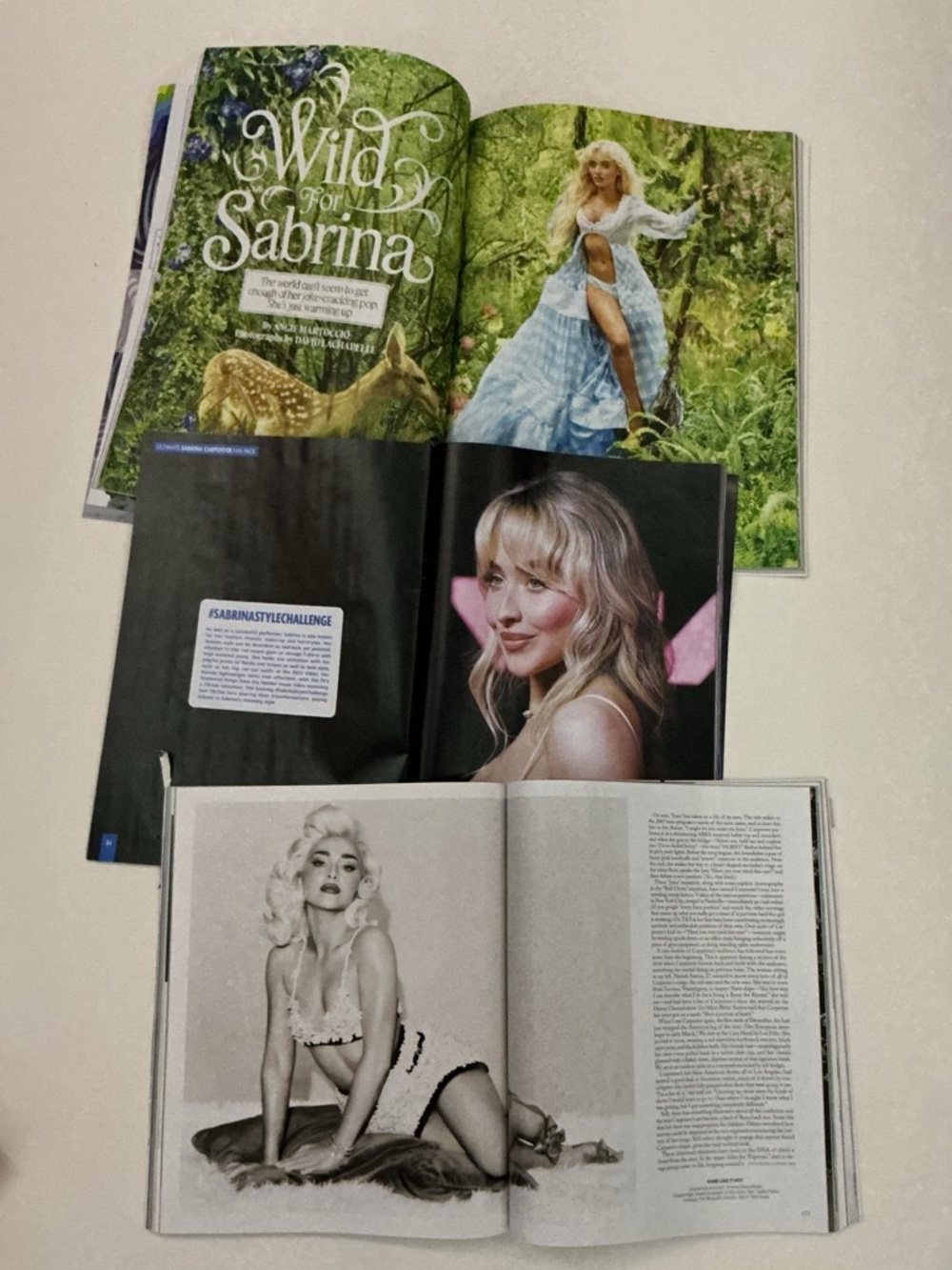 Sabrina Carpenter Magazine & Photo Card Set - Picture 4 of 10